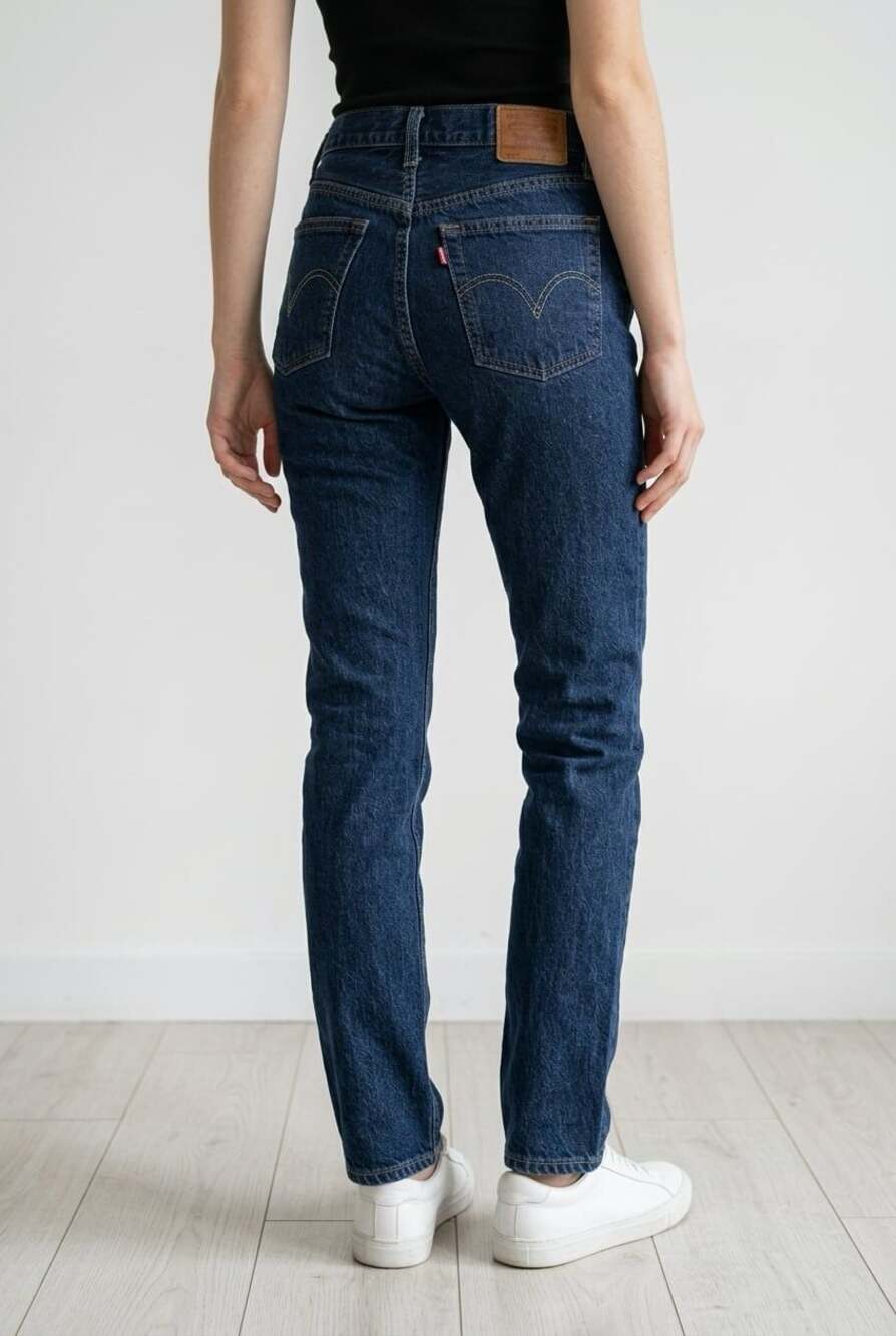 Levi's 501 Original Fit Straight Leg Jeans W26 L32 | Pre-Owned | OBO